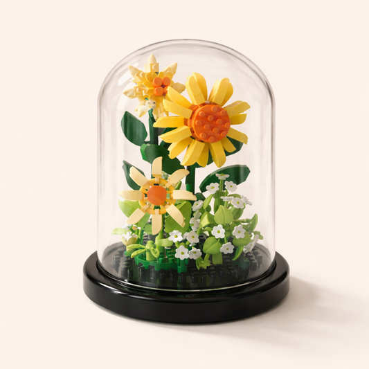 Tournesols sous cloche