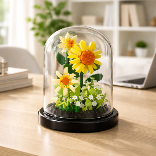 Tournesols sous cloche