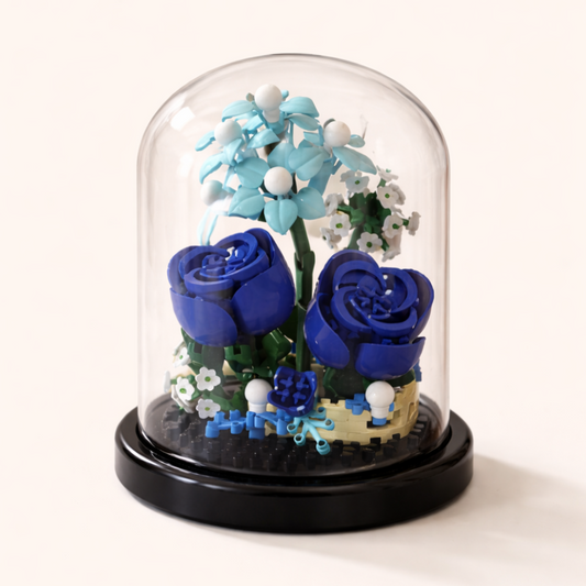 Roses Bleues sous cloche