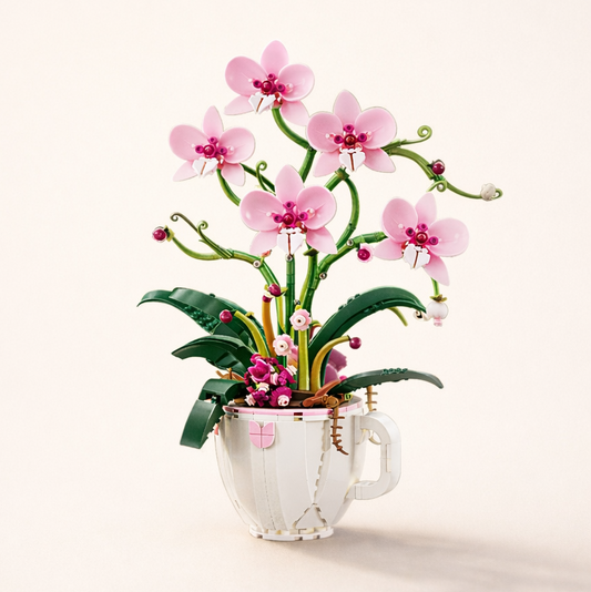 Bouquet d’Orchidées Roses